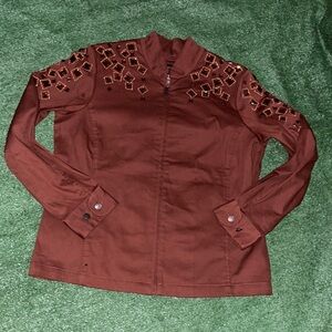 Bob Mackie Wearable Art Jacket NWT